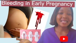 Bleeding in early pregnancy What cause bleeding Is it normal [upl. by Ardnua]