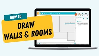 Draw Walls and Rooms  RoomSketcher App [upl. by Leiruh167]