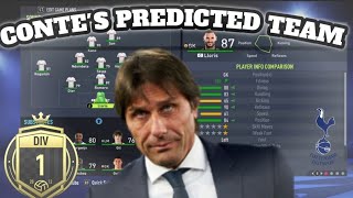 FIFA 22 CONTES PREDICTED TEAM TACTICS AND INSTRUCTIONS spurs [upl. by Jeanne]