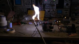 Homemade Ferrite Transformer High Voltage SMPS [upl. by Tennaj]