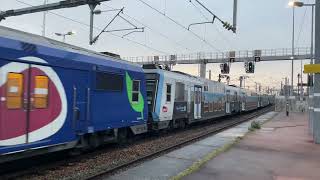 Transilien SNCF pour IDFM RER C  Départ d’une UM de Z20900Z20500 à Pontoise 1080p [upl. by Aikemehs]