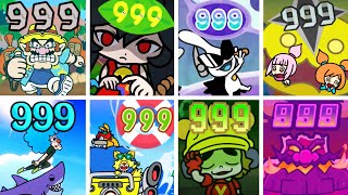 WarioWare Move It  What Happens If You Reach 999 Score in All Stages [upl. by Elocim553]