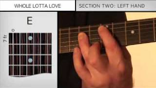 Led Zeppelin Whole Lotta Love learn the Classic Riff [upl. by Arekat]