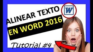 🔴ALINEAR TEXTO e INTERLINEADO en word 4 2019✔️ curso basico de word 2016 para principiantes [upl. by Atelokin281]