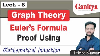 Eulers Formula in Graph Theory proof  Discrete Mathematics  Ganitya [upl. by Ellehs]