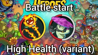 Plants vs zombies Heroes  Kabloom Battle Starts High Health  Soundtrack [upl. by Rodger]