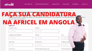 Candidatura Recrutamento Africell Angola [upl. by Greerson645]