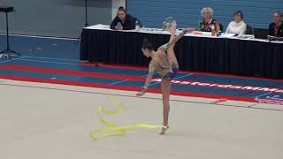 Khadizha BABENKO NED ribbon  2023 AmsterdaMMasters Junior friday [upl. by Aihsenad]