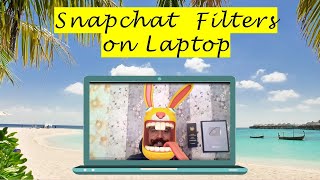 How to Use Snapchat Filters on a Laptop Windows With Snap Camera PC in Hindi [upl. by Florin]