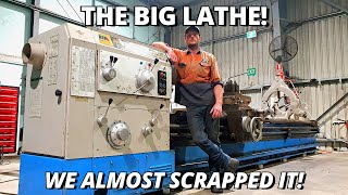 The BIG Lathe Update  Workshop Machinery  Setup and Leveling [upl. by Ahders]