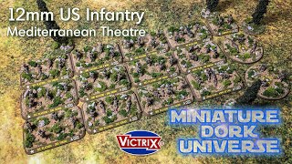 Painting Victrix 12mm US Infantry  O Group small scale figure painting and basing [upl. by Zeke]