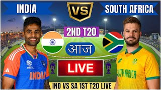 India vs South Africa 2nd T20  Live Cricket Match Today  IND vs SA Live Match Today  IND vs SA [upl. by Cooperman217]