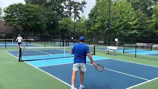 Pickleball Singles Practice Session [upl. by Lavinia]