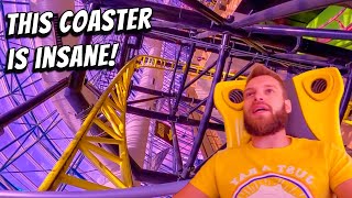 Riding CRAZY Rides at the ADVENTUREDOME  Circus Circus in Las Vegas [upl. by Seaden]