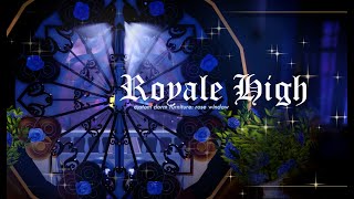 Royale High  Custom dorm furniture Rose window [upl. by Nuy918]