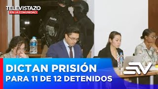 Fiscal solicitó prisión para 11 de los 12 detenidos en casopurga  Televistazo en la Comunidad [upl. by Wallache]