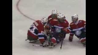 Highlights Canada v Norway  International Ice Sledge Hockey Tournament quot4 Nationsquot Sochi [upl. by Sherar]