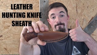 Making The Most Adorable Knife Sheath [upl. by Dugan]