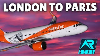 RFS  Real Flight Simulator  London to Paris FULL FLIGHT A320 [upl. by Woodhead28]