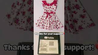 Beautiful Frock Design 2024  Easy Cut amp Simple Sew YouTubeCreatorAwards [upl. by Thorlay675]