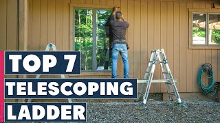 Top 7 Best Telescoping Ladders for Home and Professional Use [upl. by Yecal]