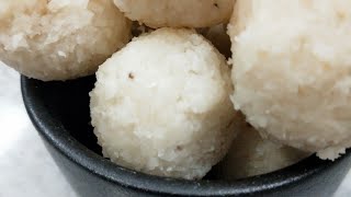 Narkel Nadunaru Bengaliwhite laddu traditional coconut laddu with tips nariyel laddu shorts [upl. by Lyndel]