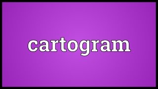 Cartogram Meaning [upl. by Oranneg]