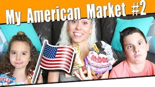 My American Market  Dégustation en famille de produits américains 2 [upl. by Eeladnerb461]