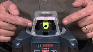 BOSCH ROTATION LASER LEVEL GRL300HVG [upl. by Ybeloc]