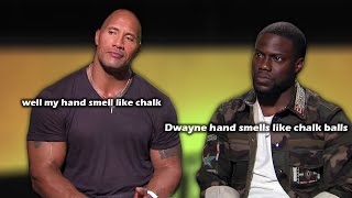 Kevin hart and Dwayne Johnson Funny Moments [upl. by Peppie]