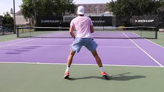 Denis Shapovalov Practice Session at IMG Academy [upl. by Hephzibah]