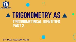 004  Trigonometric Identities  Part 2  Ex 5G  Torus Academy [upl. by Marcela]