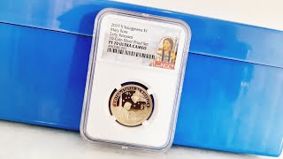 1 Dollar Sacagawea Mary Golda Ross 2019  NGC Coin [upl. by Cirdet31]