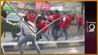 🇮🇩 Jakarta School Brawl l 101 East [upl. by Dnama]