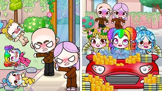 Bad Parents Sell My Diamond Hair For Money  Sad Story  Avatar World  Pazu Games [upl. by Innep487]