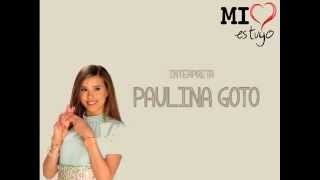 Paulina Goto  Llévame Despacio NOVELA ¨MI CORAZON ES TUYO¨ VIDEO LYRIC [upl. by Tija731]