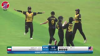 MCA WOMENS T20 QUADRANGULAR SERIES 2023  MALAYSIA VS KUWAIT  MATCH 1 [upl. by Leamaj793]