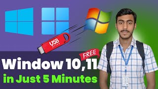 Windows 10 and 11 Download amp Install For Free Step by step with Bootable Drive windows windows10 [upl. by Alegnave]