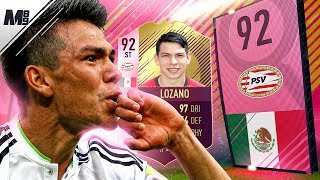 FIFA 18 FUTTIES LOZANO REVIEW  92 FUTTIES LOZANO PLAYER REVIEW  FIFA 18 ULTIMATE TEAM [upl. by Ettenowtna258]