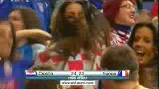 EURO Handball 2008 Croatia  France Bolek amp Lolek [upl. by Scrivenor]