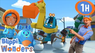 EXCAVATOR Song  Blippi Wonders Educational Cartoons for Kids [upl. by Amando79]