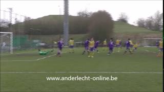 Andonline U19 Anderlecht  STVV goal Francis Amuzu [upl. by Ethben]