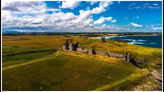 Dunstanburgh Castle via DJI Mini 2 Drone in 4K [upl. by Diamante]