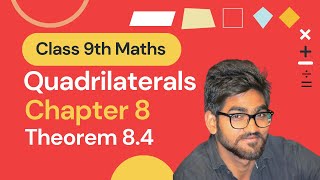 Class 9 Maths  Chapter 8  Quadrilaterals  Theorem 84  NCERT Let’s do it 222 [upl. by Tankoos885]