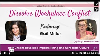 How Unconscious Bias Impacts Hiring and Corporate Culture with Gail Miller [upl. by Adnalu]