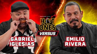 Gabriel Iglesias vs Emilio Rivera  Hot Ones Versus [upl. by Cash]