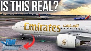 When Flight Sim Meets REALITY ► PMDG 777 ULTRA REALISM  RTX 4090  Max Graphics  Emirates Ops [upl. by Seabury]