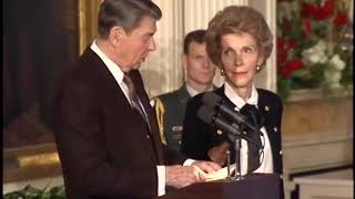 President Reagans Remarks on IMMIGRATIS  January 19 1989 [upl. by Burkhart]