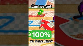 Can we get 100 on Trace Race in one go gaming mario marioparty nintendo [upl. by Ahser]