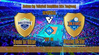 HWASEONG IBK ALTOS vs HYUNDAI EampC HILLSTATE Set 1  SemiFinal Kovo Cup 2024 Womens [upl. by Rafaela]